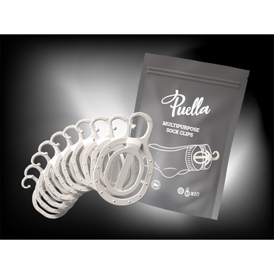 Puella Multifunkčné párovače ponožiek, sivé 10 ks