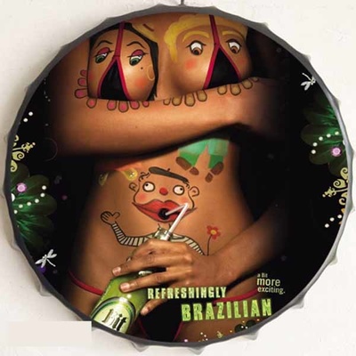 Ceduľa vrchnák Brazilian Beer Gils 2