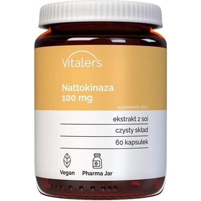 Vitaler's Наттокиназа, 100 mg, 60 капсули, Vitaler's (408099 (VIT-0809) VIT)