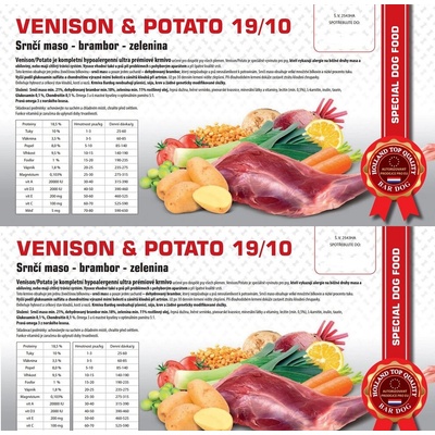 Bardog Venison & Potato 2 x 12 kg