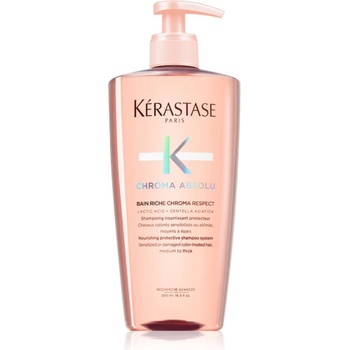 Kérastase Chroma Absolu Bain Riche Chroma Respect подхранващ шампоан за боядисана коса 500ml