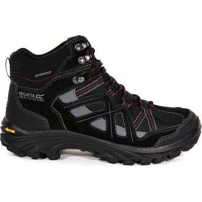 Regatta Men's Burrell II Waterproof Hiking Boot - Black/Granit