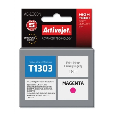 Compatible Мастило Activejet AE-1303N (заместител за Epson T1303, Supreme, 18 ml, магента) (AE-1303N)