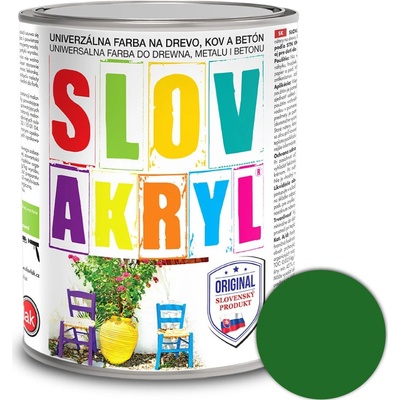 Slovakryl 0515 0,75kg svetlozelený