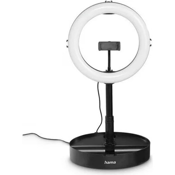 Hama LED Лампа "SpotLight FoldUp 102 II" Ring Light, комплект за смартфони, сгъваем (HAMA-04658)