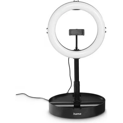 Hama LED Лампа "SpotLight FoldUp 102 II" Ring Light, комплект за смартфони, сгъваем (HAMA-04658)