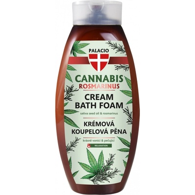 Palacio Cannabis Rosmarinus relaxačná kúpeľ 500 ml