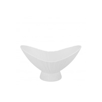 Horecano - Порцеланова купа на стойка асиметрична 19, 5x11x10, 8см REN-(HC-56934) (0156934)