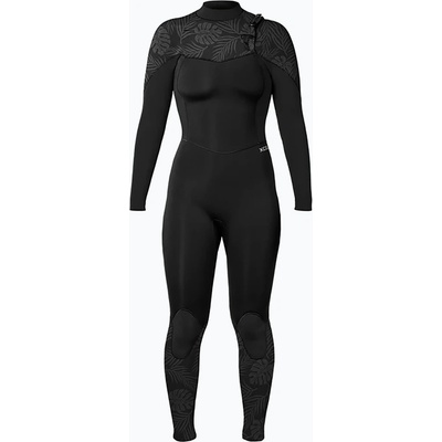 Dámsky Xcel Comp 4/3 mm Full black/black palm/monstera print