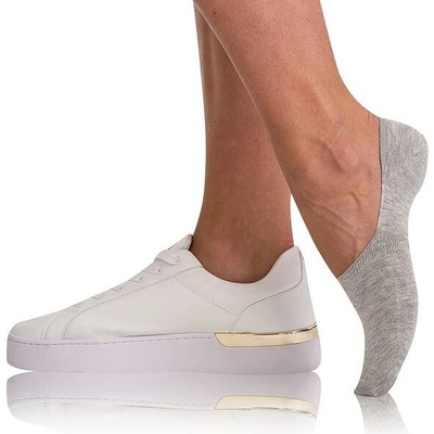 Bellinda BAMBUS FOOTIES SOCKS 5x Bambusové veľmi nízke dámske ponožky 5x BE491069 sivá