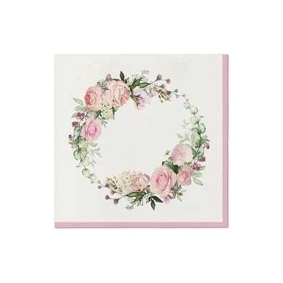 PAW AIRLAID Obrúsky DELICATE ROSES 50 ks 40x40cm