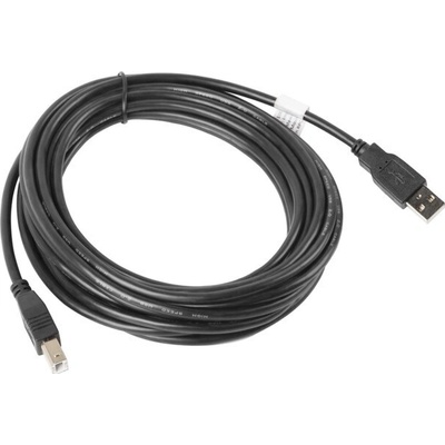 Lanberg CA-USBA-10CC-0050-BK USB-A (M) na USB-B (M) 2.0, 5m, černý