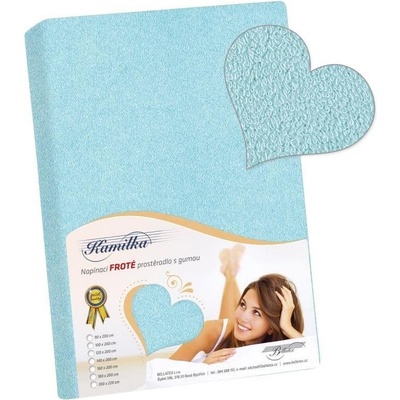 Bellatex Prostěradlo froté tyrkysové 160x200