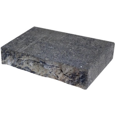 DITON Tvárnice Muráno 7/25 koncový 3/4 kámen 187x250x70 mm černo-bílá