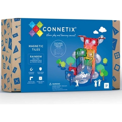 Connetix Ball Run Expansion Pack Rainbow (ct-r-00066-br)