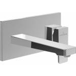 Villeroy & Boch Architectura Square вграден смесител за мивка, гланциран хром, без скрито тяло (TVW12500300061)