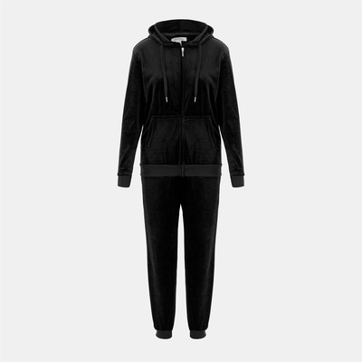 Miso Анцуг Miso Women Velour Tracksuit - Black