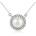 Silenti Jewelry Сребърно колие "Перлено Топче