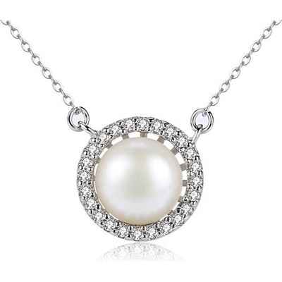 Silenti Jewelry Сребърно колие "Перлено Топче