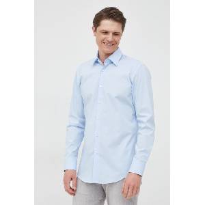 HUGO BOSS риза мъжка от памук с еластан H-HANK-kent-C1-214 (50469345) - answear - 175,83 лв