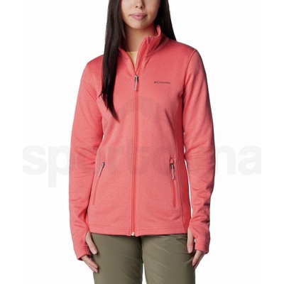 Columbia Park View Grid fleece Full Zip W oranžová