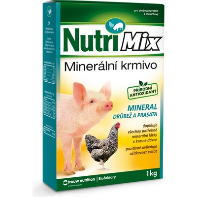 Nutri Mix pro prasata a drůbež Mineral 1 kg