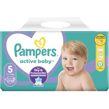 Pampers Active Baby Mega Box пелени 5 - 110 броя