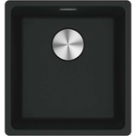 Franke Maris - Мивка Fragranite MRG 110-37, 40x43 cm, матово черно 125.0698. 004 (125.0698.004) Мивка за вграждане