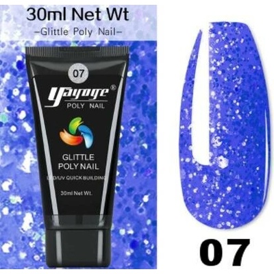 YAYOGE poly gel glitter 07 30 ml