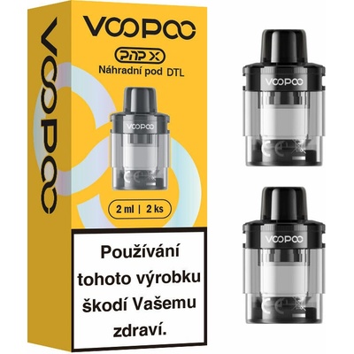 VooPoo PnP-X DL cartridge Black 2 ks