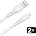AVAX CB4302 2x USB-A - Lightning силиконов кабел за зареждане, 1, 5 м, бял AVAX_CB4302 (AVAX_CB4302)