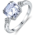 Silenti Jewelry Сребърен пръстен "Ентусиазъм" - Кафяв , 7 - 54.5мм (17.2мм диам. )