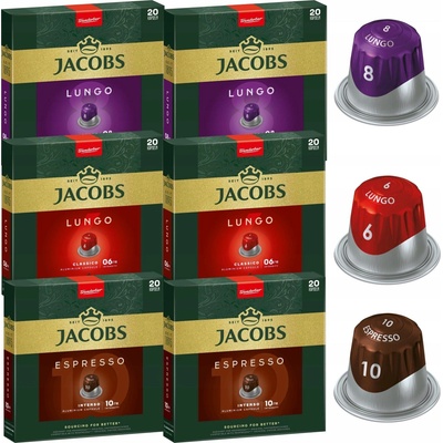 Jacobs Kapsle do Nespresso Espresso Intenso 120 ks