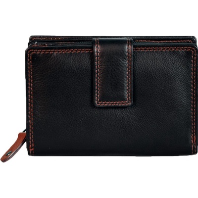 Nicole Brown dámská kožená s ochranou RFID JBPL 06C černá TAN