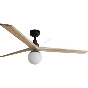 Faro Barcelona FARO 34282WT-11L-Str. вентилатор KLIML 1xE27/15W/230V бор/черен пр. 150см WT+DO (FA34282WT-11L)