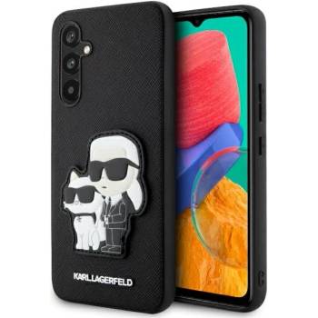 KARL LAGERFELD Samsung Galaxy A34 5G hardcase black Saffiano Karl & Choupette (KLHCA34SANKCPK)