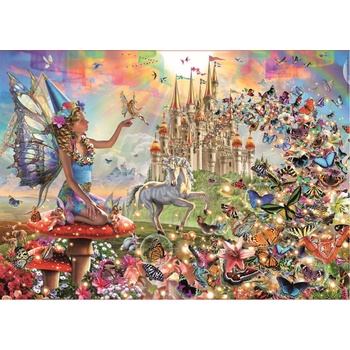Image 1 of Educa - Puzzle Fairy & Butterflies - 500 piese