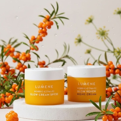 Lumene Сет Дневен и Нощен крем за блясък и сияние с Витамин C Lumene NORDIC-C Valo