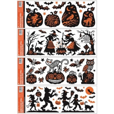 Anděl Přerov s.r.o Okenní fólie s glitry Halloween 59x21 cm – Zboží Dáma Anděl Přerov s.r.o Okenní fólie s glitry Halloween 59x21 cm – Zboží Dáma