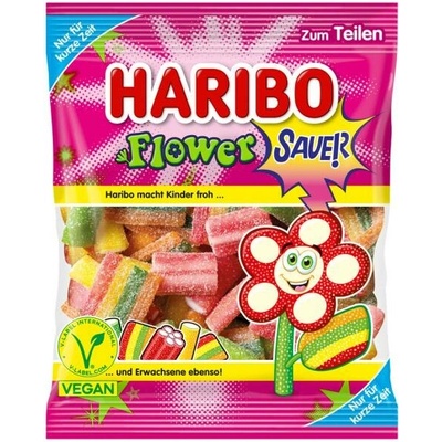 Haribo Flower Sauer želé 160 g