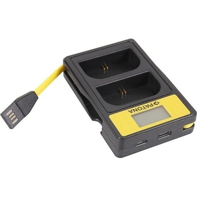 PATONA nabíječka Dual Panasonic DMW-BLG10 s LCD, USB