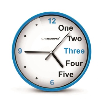 Esperanza Декоративен стенен часовник, 20х3, 4 см (ehc014b) (ehc014b)