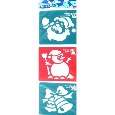 Creatoys Šablony 3 kszvonec sněhulák a Mikuláš – Zboží Dáma