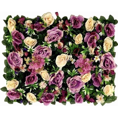 Umělý květinový panel Rose 2 40x60cm