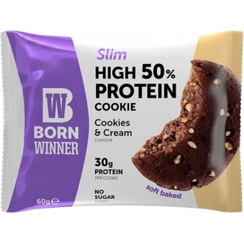 Image 1 of Born Winner Slim 50% High Protein Cookie [60 грама] Бисквити с крем