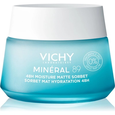 Vichy Minéral 89 Moisture Matte Sorbet крем сорбе за смесена и мазна кожа без парфюм 50ml