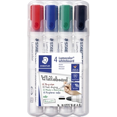 STAEDTLER WB Маркер Lumocolor, кръгъл, 2мм ass (4) (351 WP4)