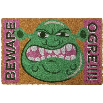 CurePink Rohožka Shrek Pozor Zlobr GP2510059 60 x 40 cm