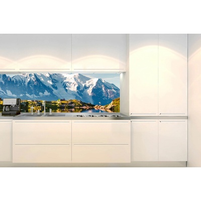 DIMEX KI-180-205 Fototapeta do kuchyne Jazero Lac Blanc, rozmery 180 x 60 cm