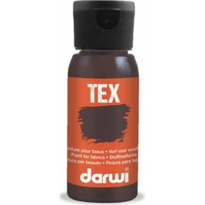 Farba na textil tmavo hnedá